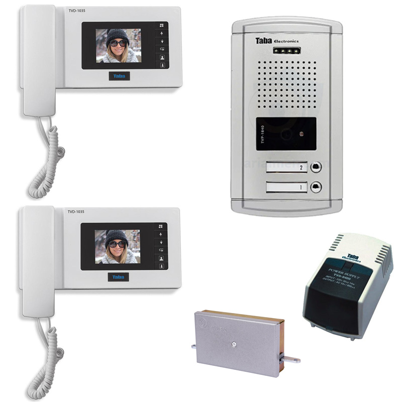 پکیج کامل دو واحدی آیفون تصویری تابا مدل 1035